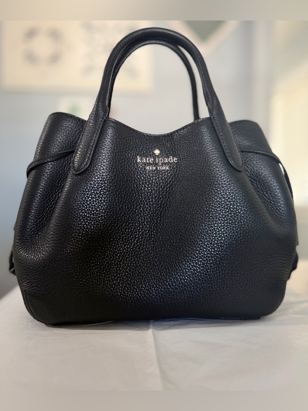Kate Spade Black Leather Satchel